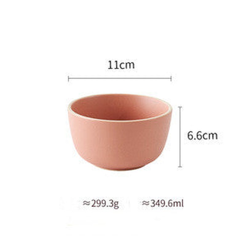 Ceramic Dinner Plate Set - Matte Finish, Microwave & Dishwasher Safe