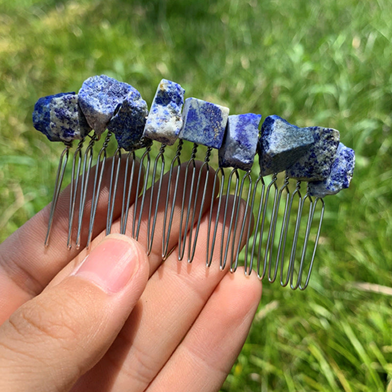Natural Crystal Hair Comb 20 Teeth