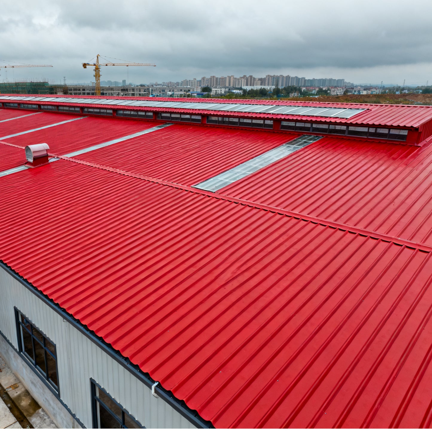 10FT Galvalume Corrugated Roof & Wall Panels - Reddish Brown