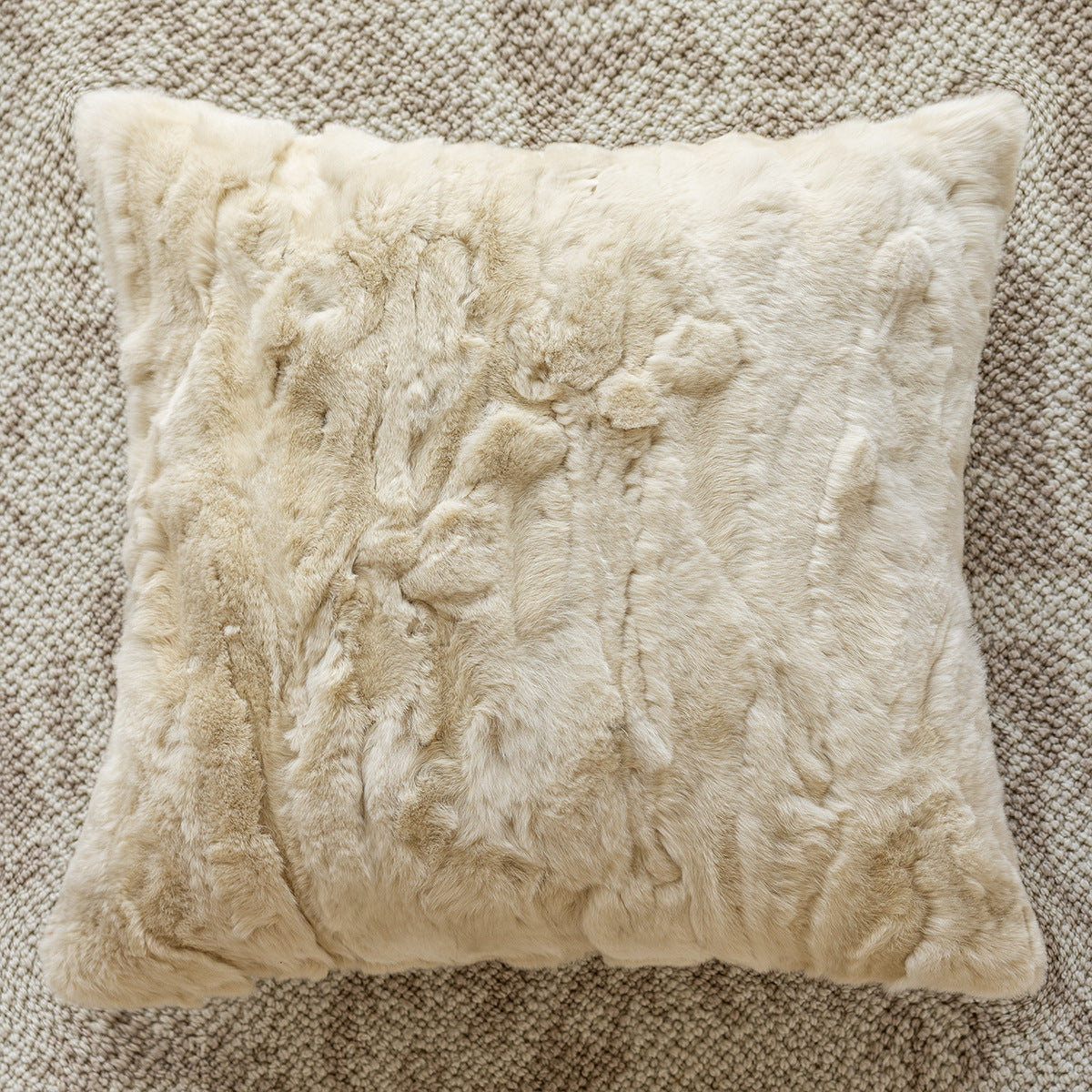 French-Style Sofa Pillowcase Set with Lumbar Support and Plush Backrest