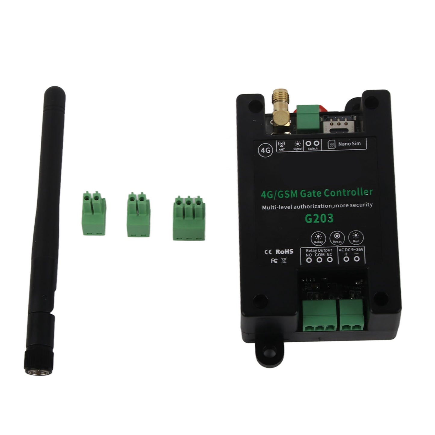 G203 GSM Gate Opener - 3G/4G Remote Controller for Garage Doors