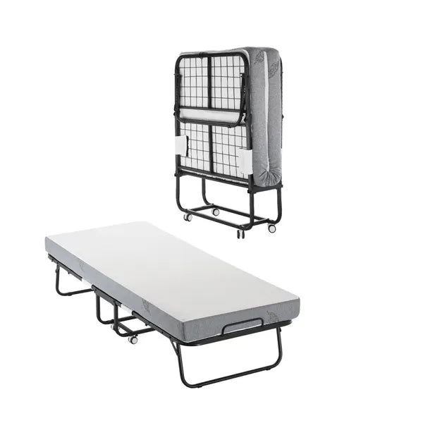 Portable Folding Bed with High-Density Foam Mattress