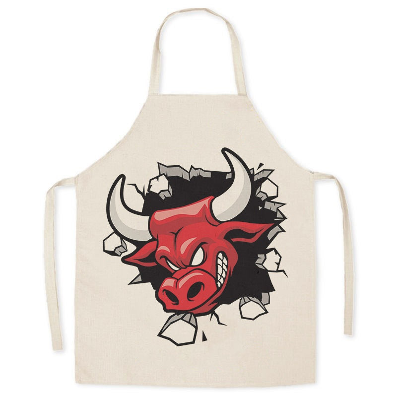 Funny Cartoon Apron for Kids and Adults - Creative Animal Design