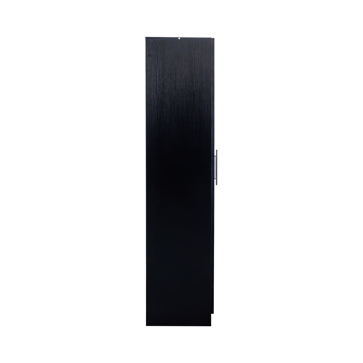 Stackable Wall Mounted Storage Cabinet - 15.75" D x 15.75" W x 70.87" H - Black