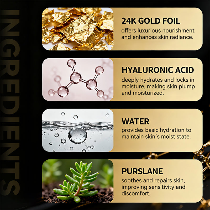 24k Anti-Aging Facial Serum - Hydrating Skin Care 100ml