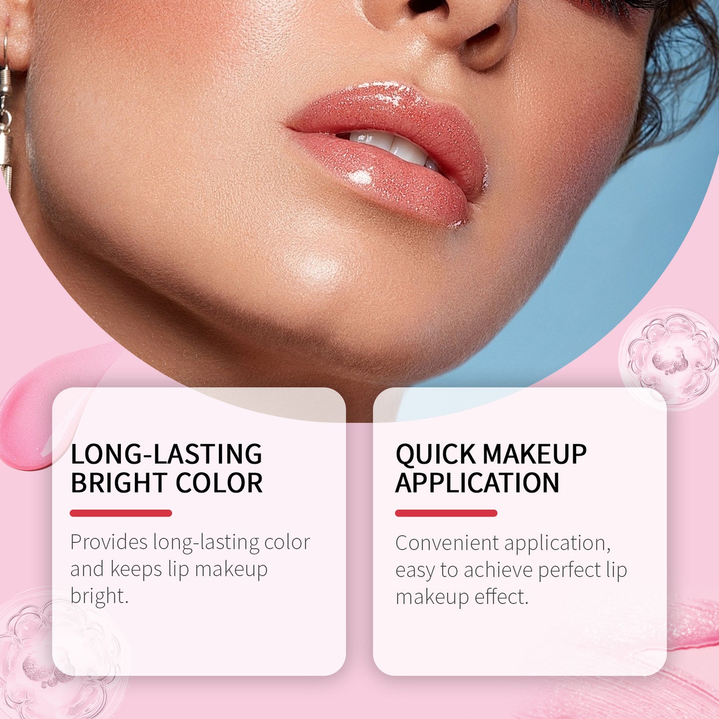 Long-Lasting Bright Lipstick - Soft & Elegant Makeup for Women 4ml