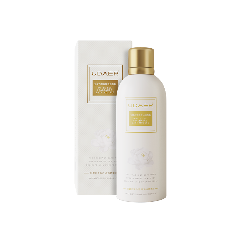 Hydrating Cream Bubble Bath & Shower Mousse with Hyaluronic Acid