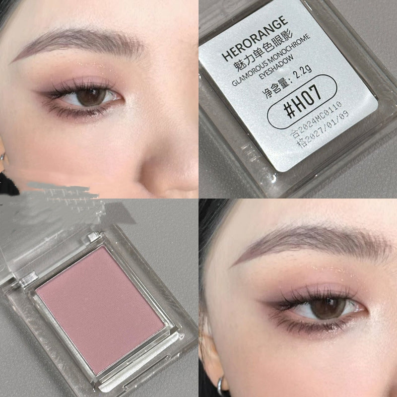 Monochrome Eyeshadow Palette - Matte & Shimmer Colors for Creative Makeup