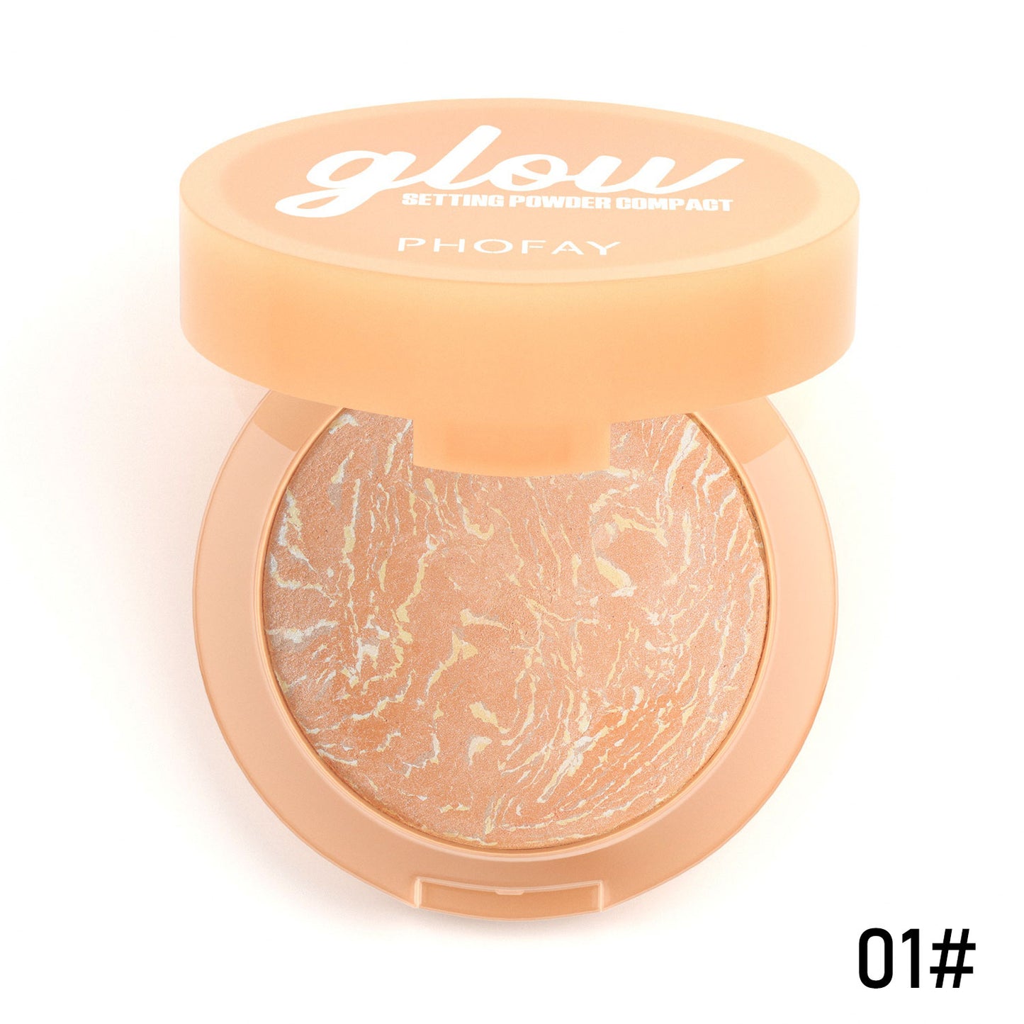 Matte Setting Powder Compact - Oil Control & Brightening Face Makeup