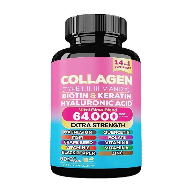 Collagen Capsules - Adult Dietary Supplement for Skin & Joint Health