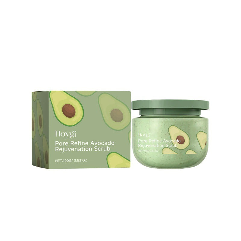 Avocado Facial Scrub with Orange & Hyaluronic Acid - 100g