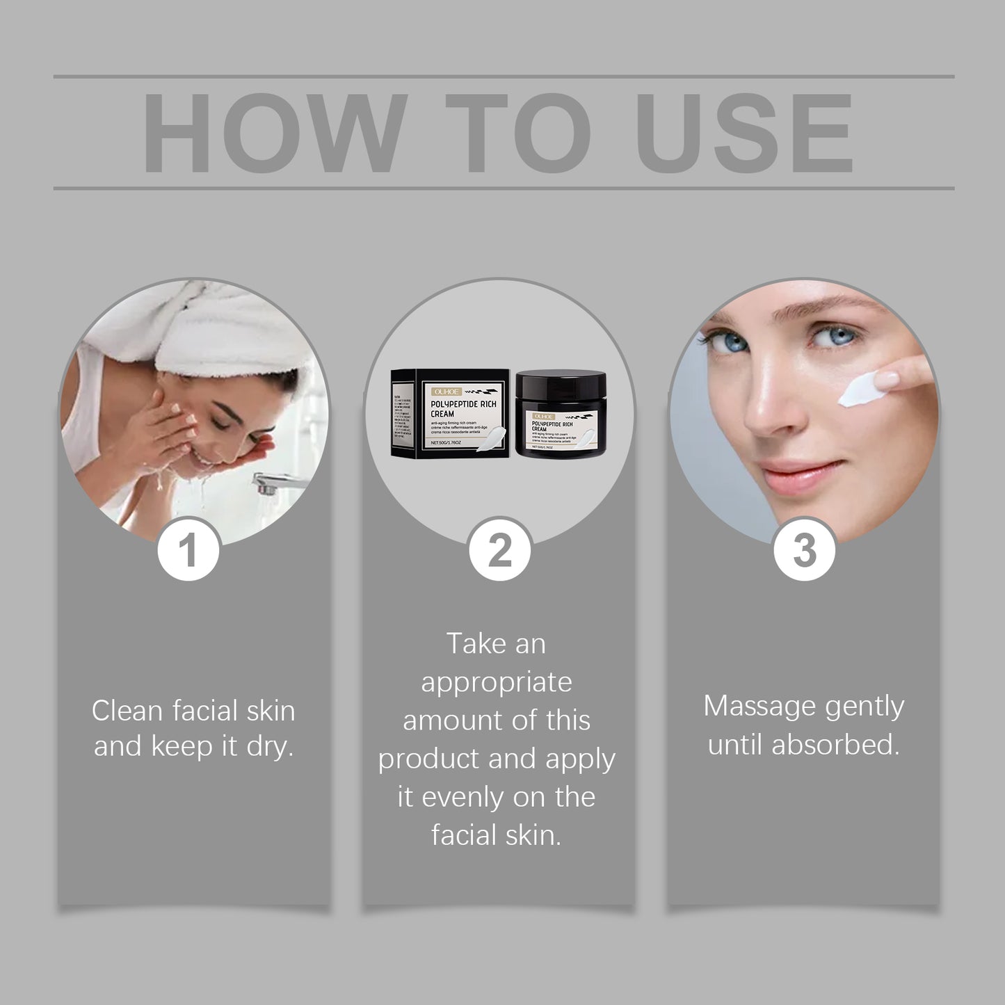 Firming Facial Moisturizing Cream with Lemon Extract & Oligopeptide-1