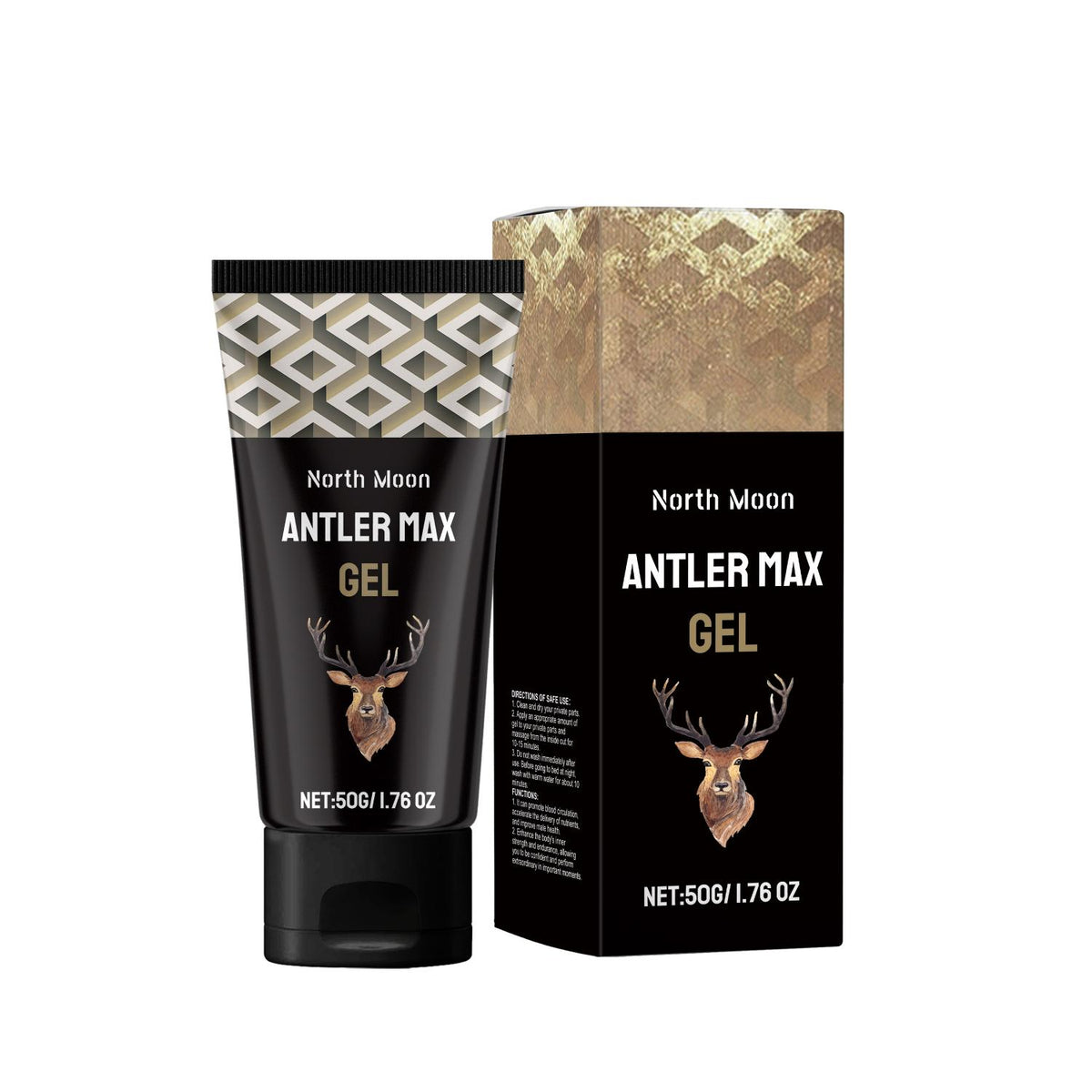 Golden Titan Massage Gel 50g for Skin Care & Body Relaxation