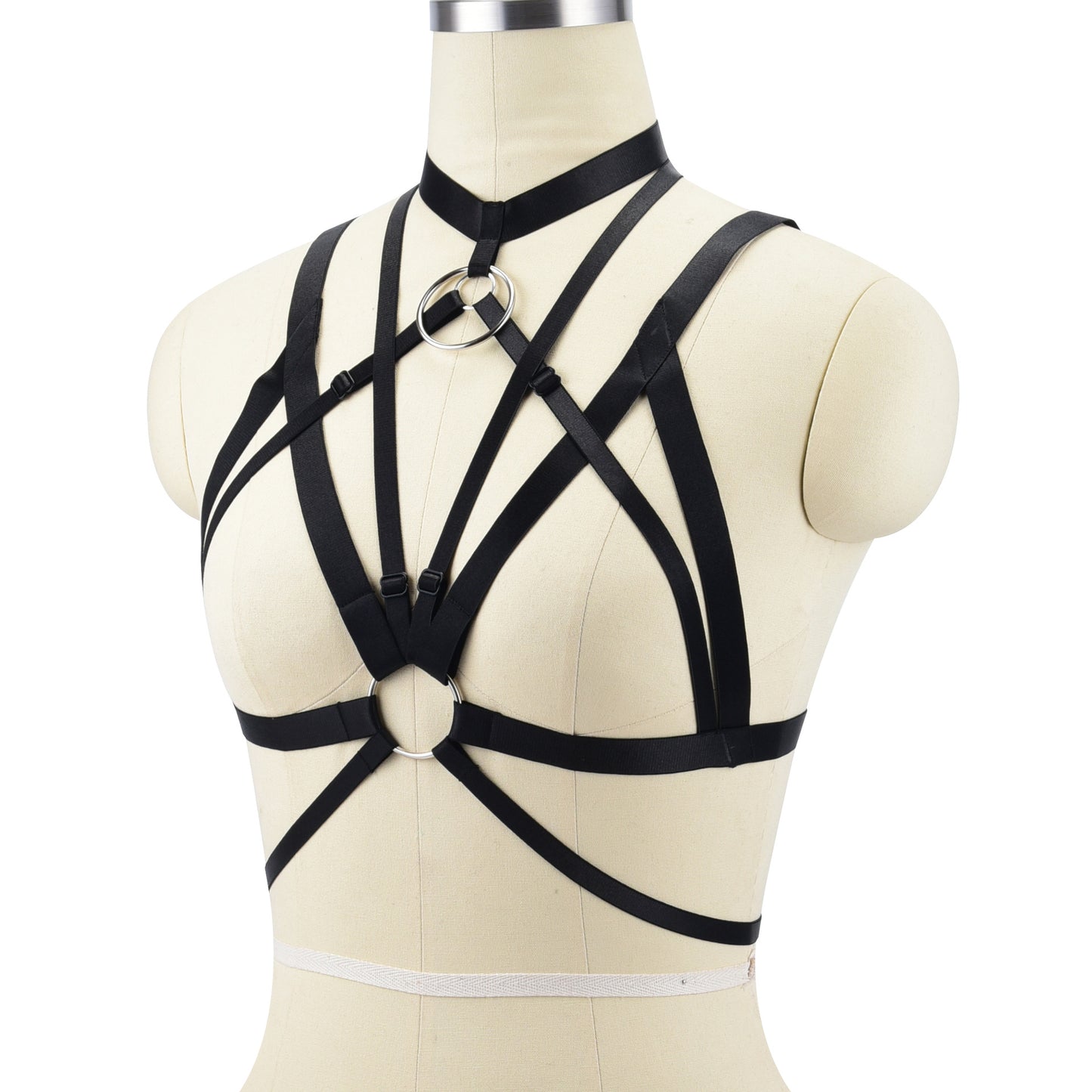 Women's Fashion Hollow Bra Straps Bundle Black One Size