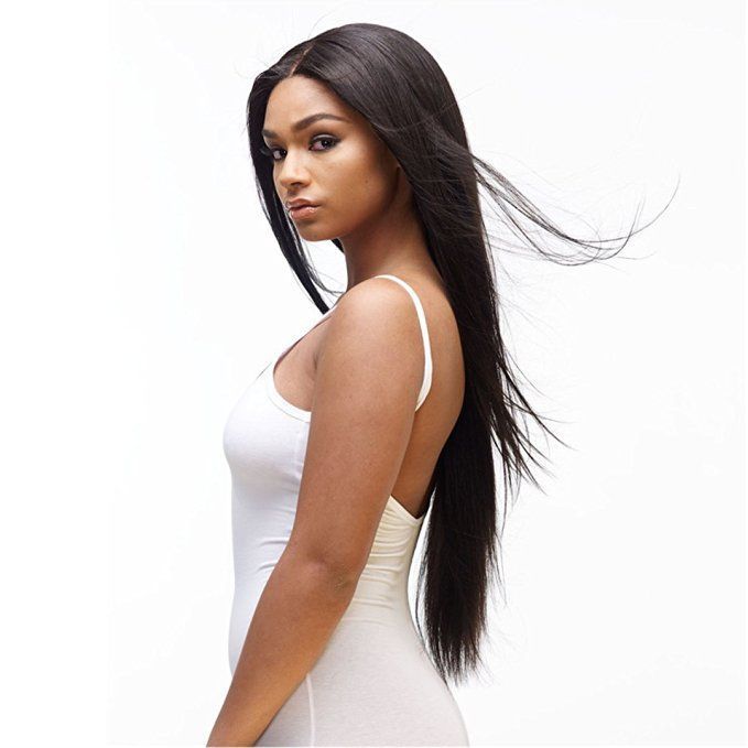 Black Anime Cosplay Wig with Long Bangs