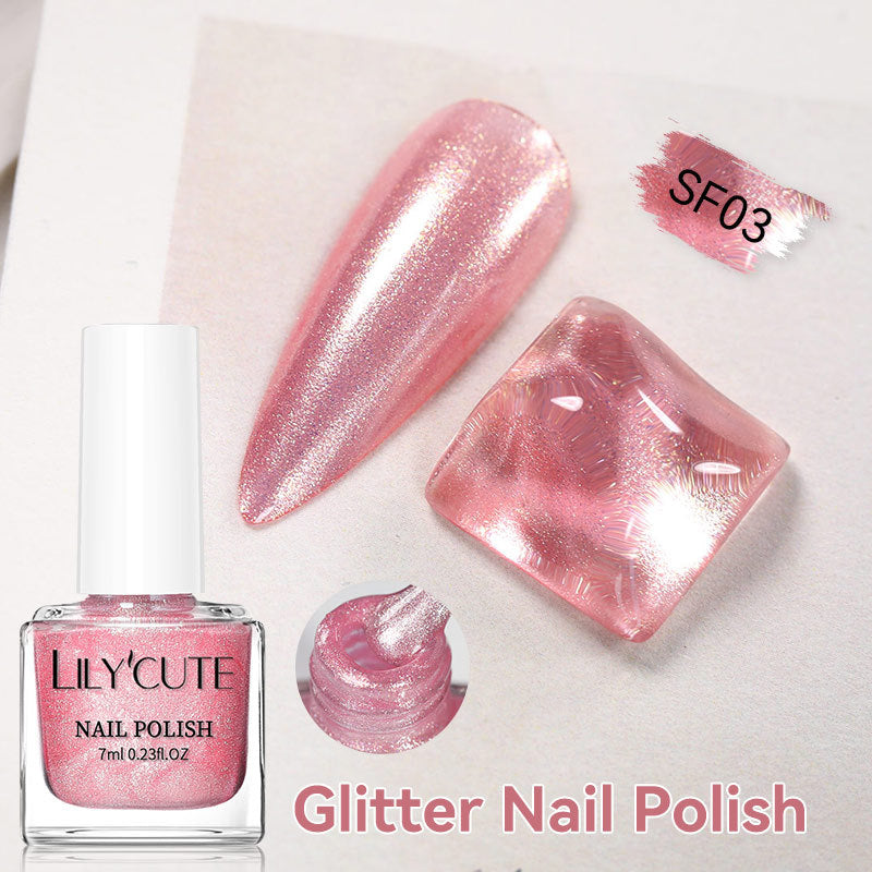 Quick-Dry Metallic Mirror Nail Polish No Baking Required - Water & Oily Resistant