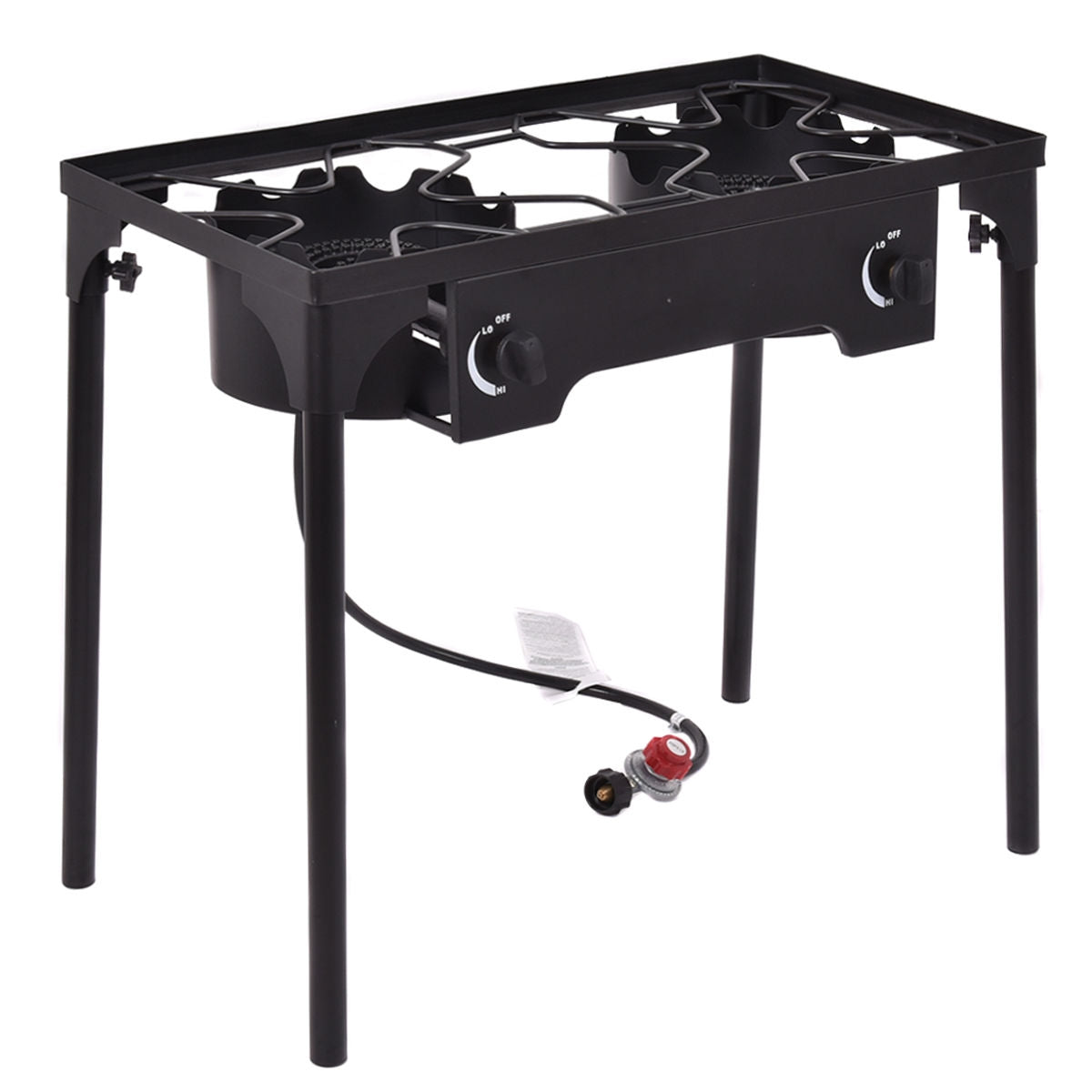150,000 BTU Double Burner Outdoor Stove for Camping & Tailgating
