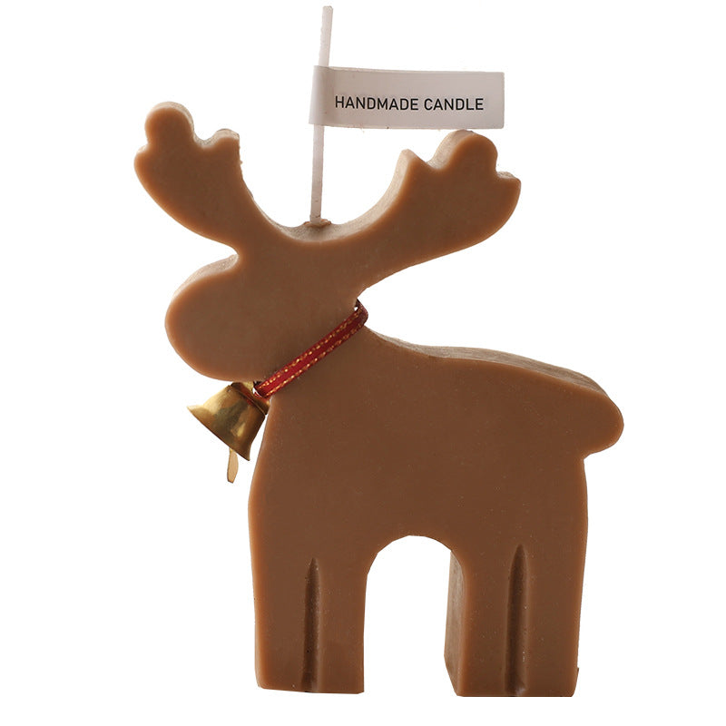 Christmas Animal-Shaped Aromatherapy Candle with Soy Wax - Festive Home Decor