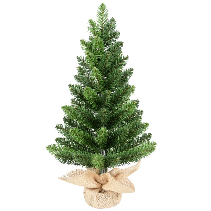 2ft PVC Desktop Christmas Tree - Set of 2
