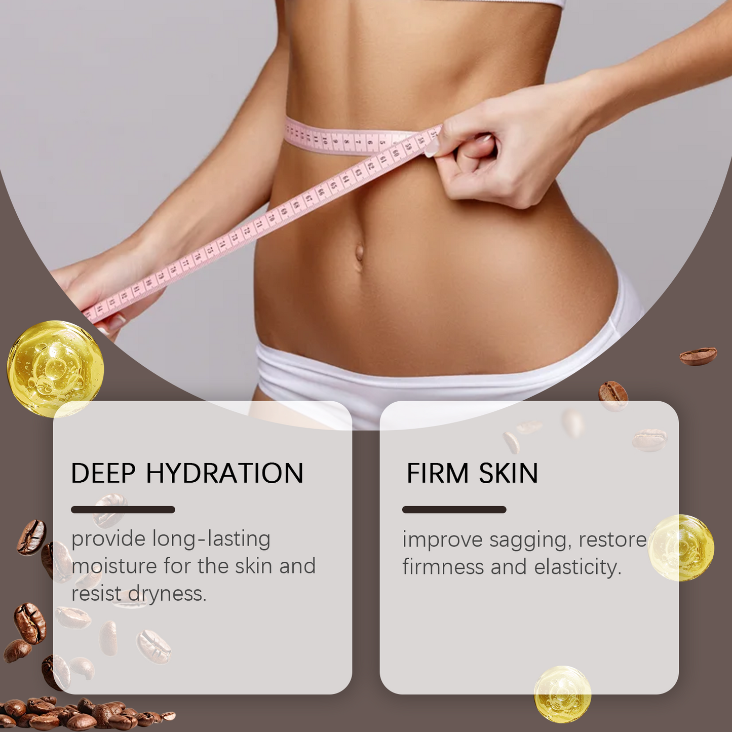 Firming Body Cream with Peppermint & Glycerin - Tightening Skin Treatment