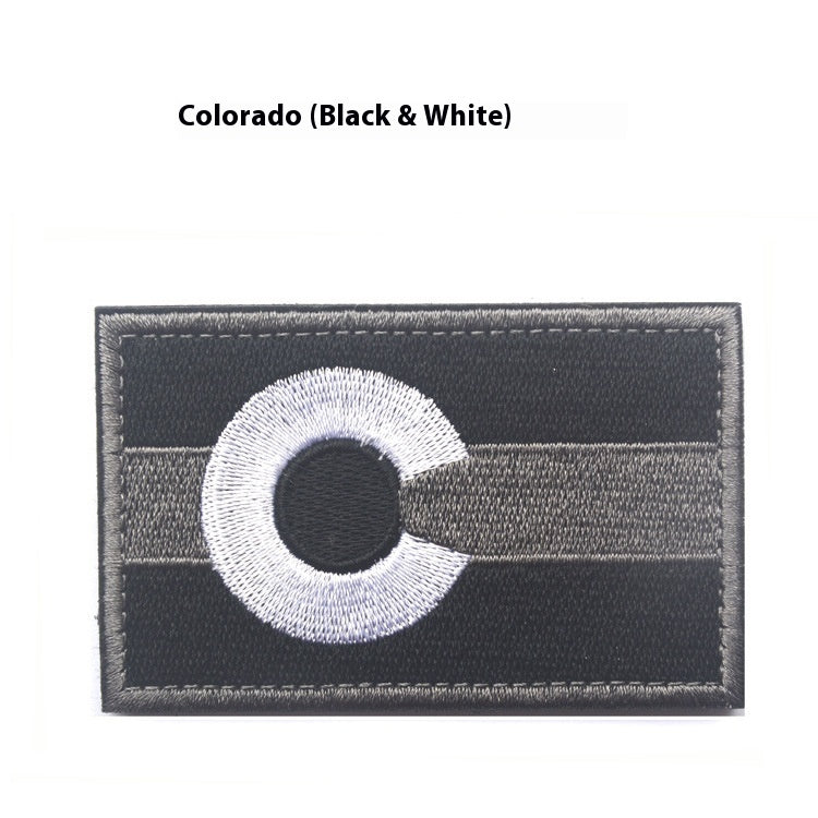 Embroidery Cloth Label with Double-Sided Velcro for Home & Garden Crafts