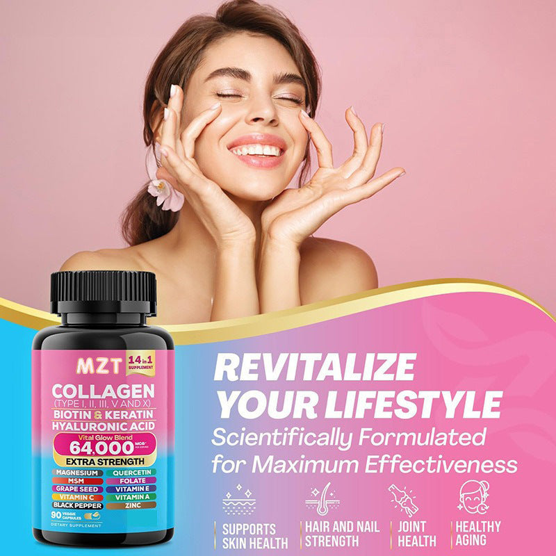 Collagen Capsules for Adults - 60 Count