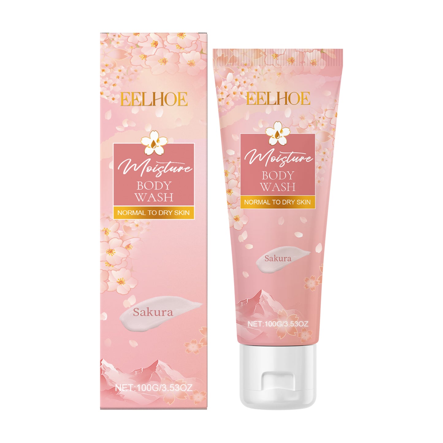 Cherry Blossom Moisturizing Body Wash - Shea Butter & Coconut Oil Formula
