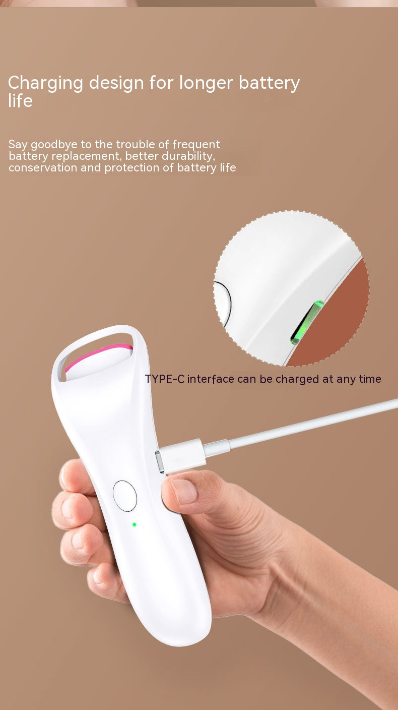 Electric Eyelash Curler with Temperature Control & USB Charging