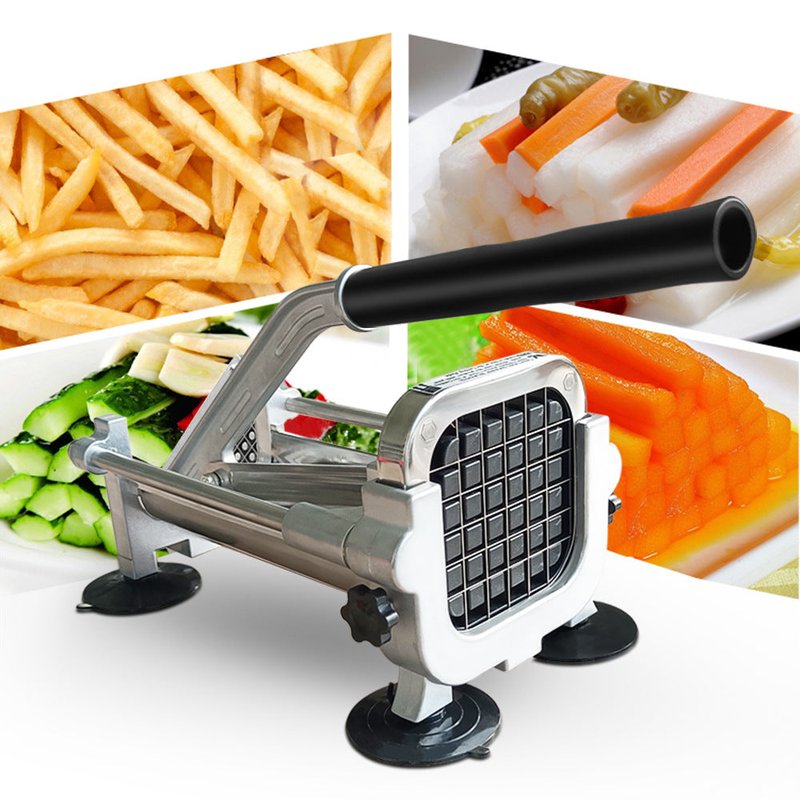 Manual Potato Cutting Machine for Kitchen - Multiple Styles