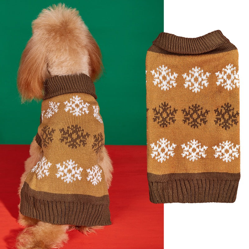 Dog Christmas Sweater Winter Pet Clothing Casual Knit Apparel for Dogs