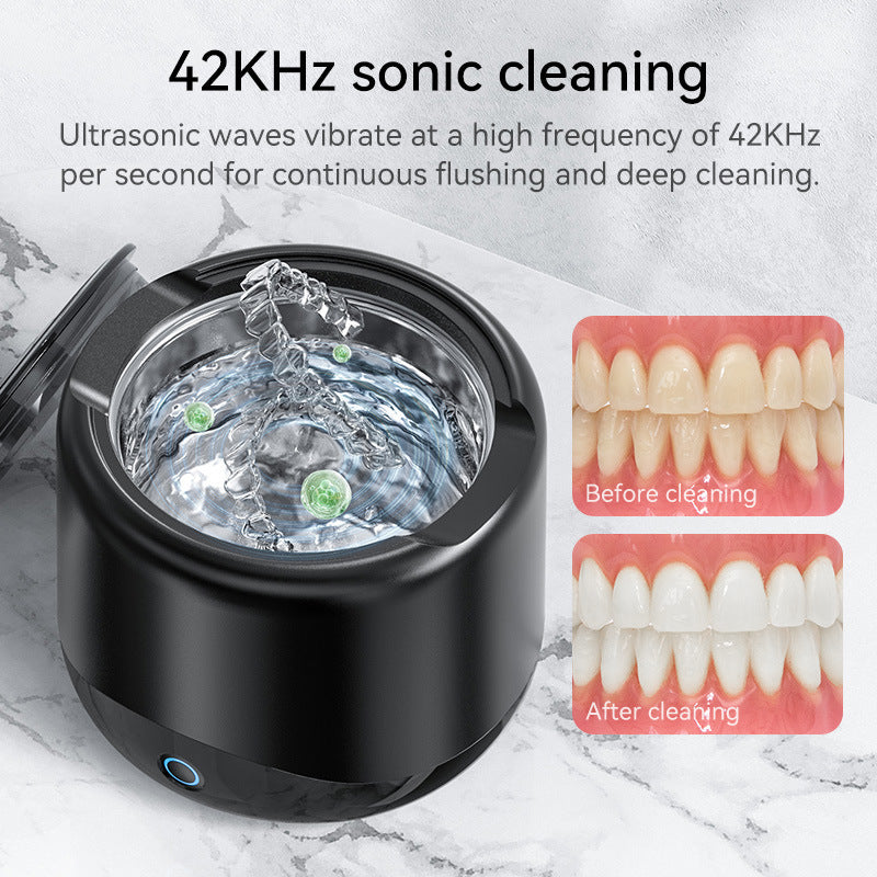 Portable Ultrasonic Cleaning Machine for Home & Jewelry Care