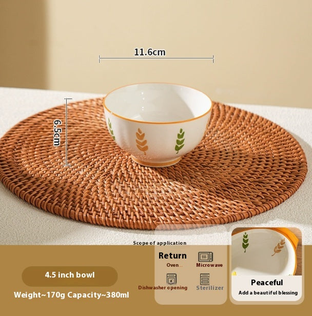 Deep Dinner Plates Set - Nordic Style Ceramic Tableware for Home Kitchen