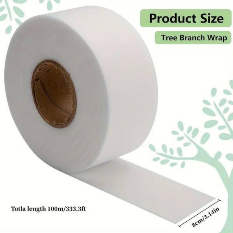 Tree Protector Wraps White Garden Tree Bandages 0.08x35m or 100m