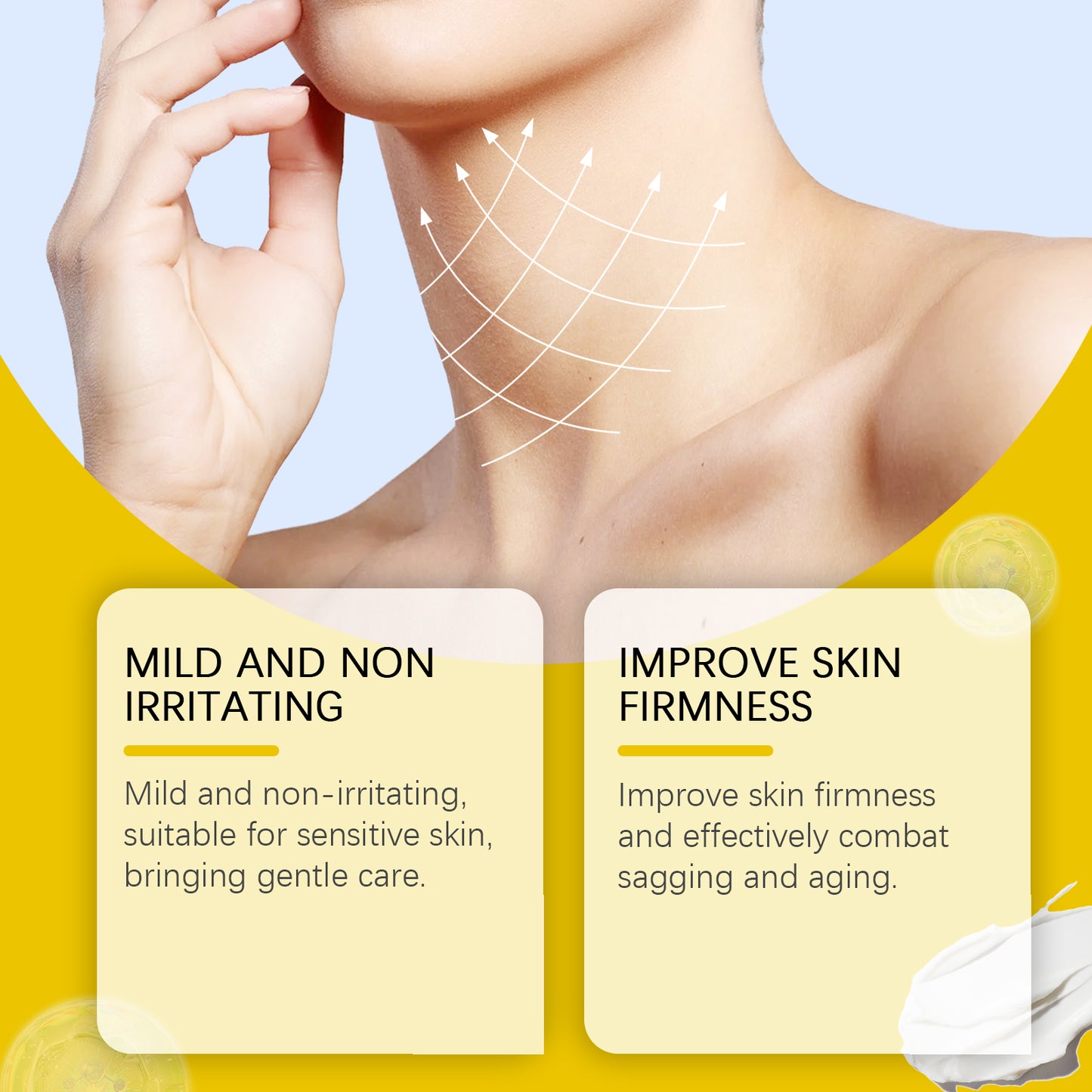 Collagen Neck & Face Firming Cream - Moisturizing Anti-Aging Skin Treatment