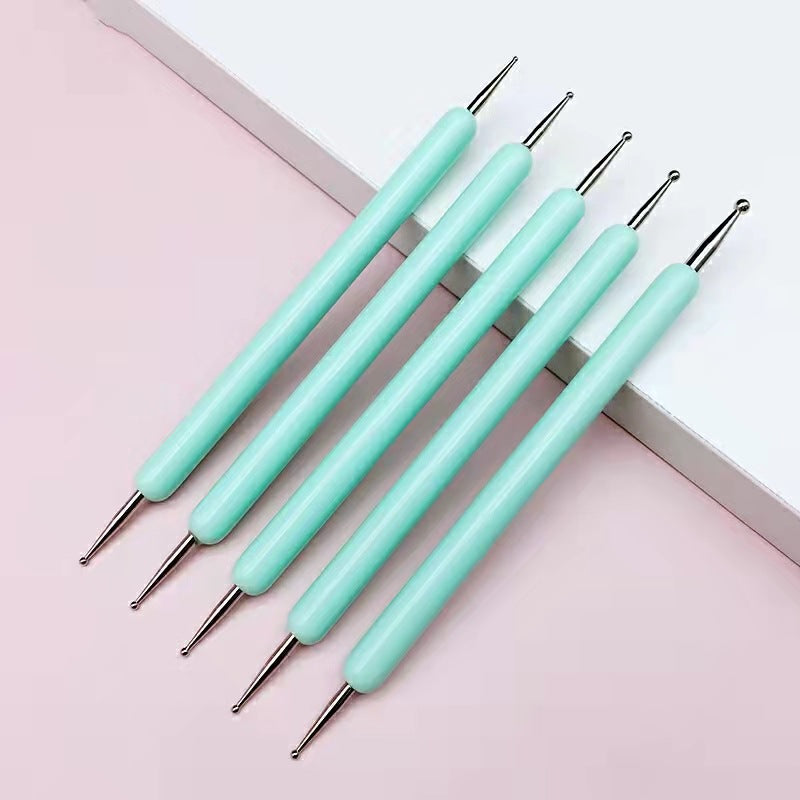 Acrylic Point Nail Brush Diamond Pen Line Pressing for Nail Art