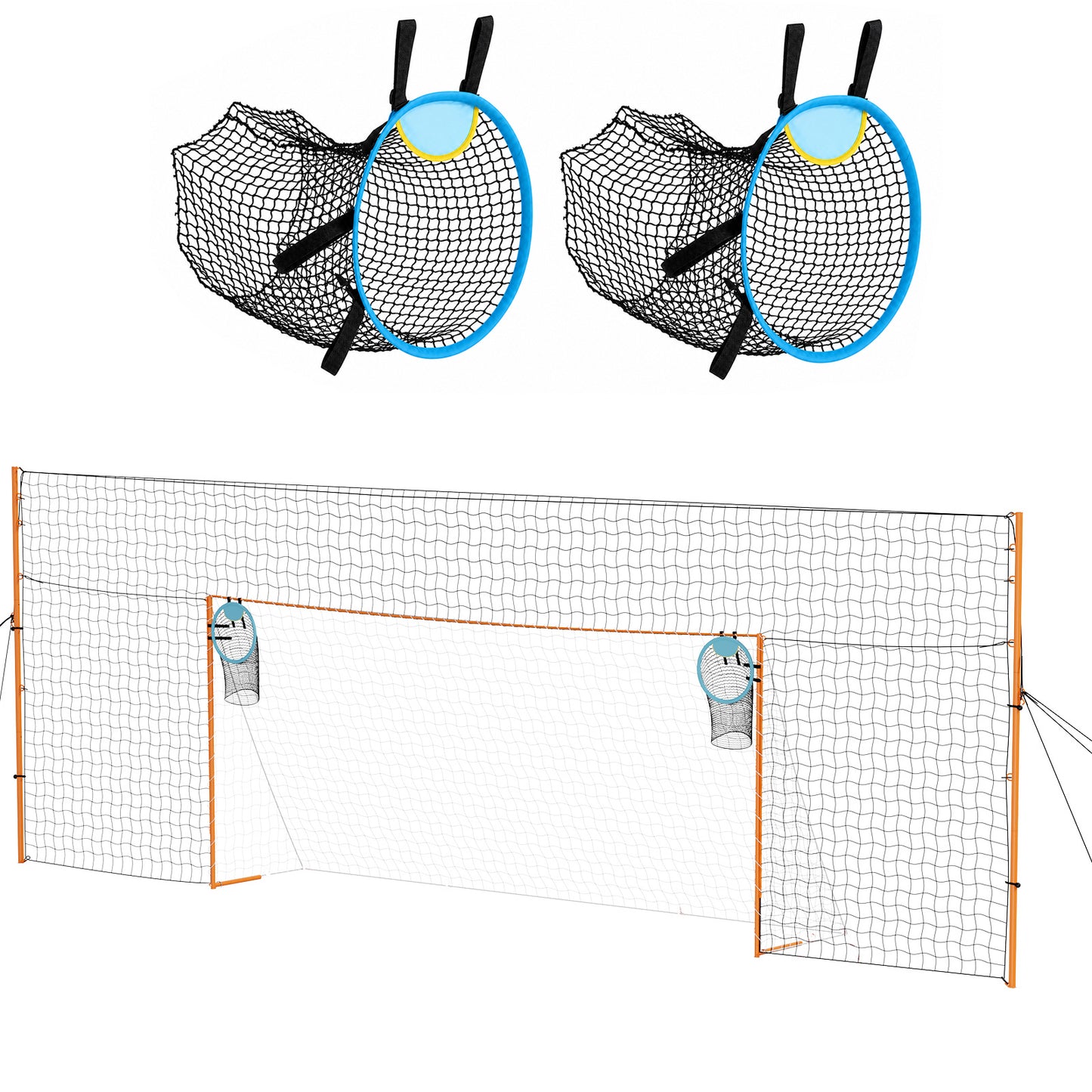Large Soccer Goal 16x7 FT for Backyard Outdoor Sports Training Equipment