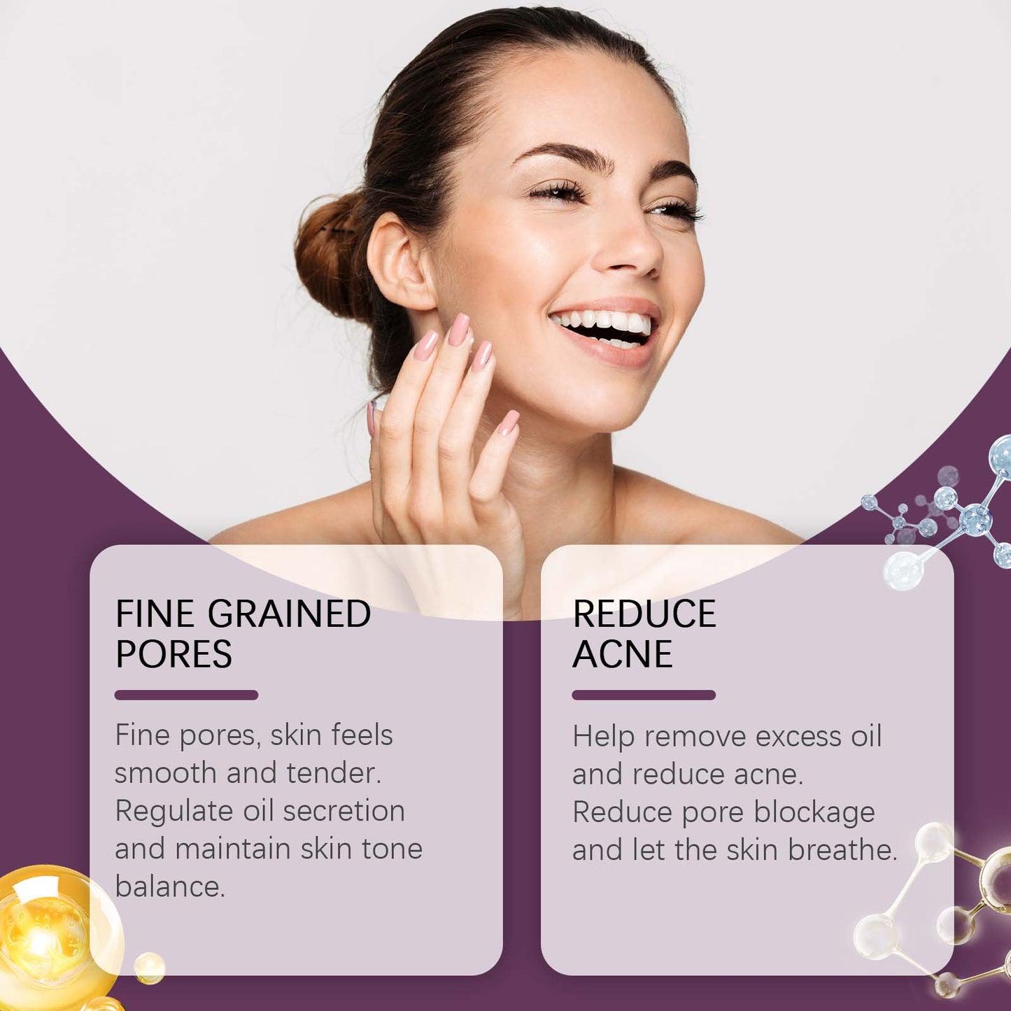 Brightening Facial Mask with Lactic Acid and Vitamin E - Pore Refining