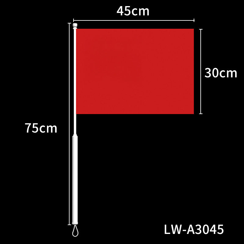 Festival Celebration Sports Event Red Flag - All Sizes & Variants