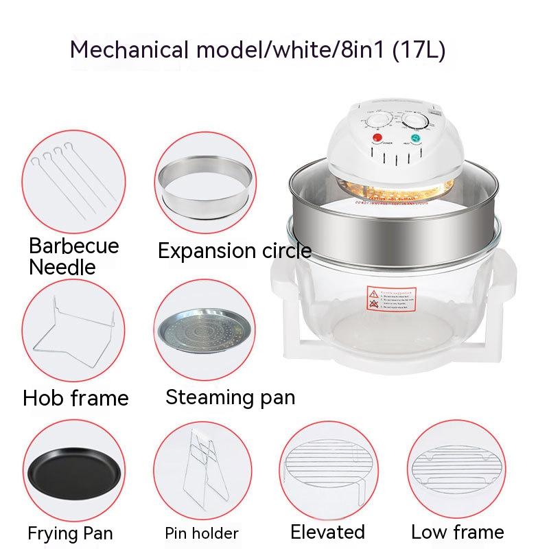 Glass Air Fryer Convection Oven with Multiple Cooking Modes - 3in1, 4in1, 8in1 Options