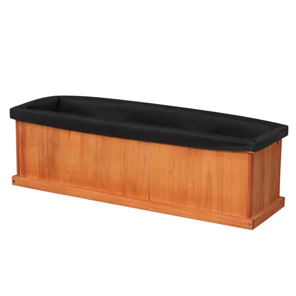 Detachable Pine Planter Box for Herbs, Flowers & Vegetables - 40" x 12.5" x 12"