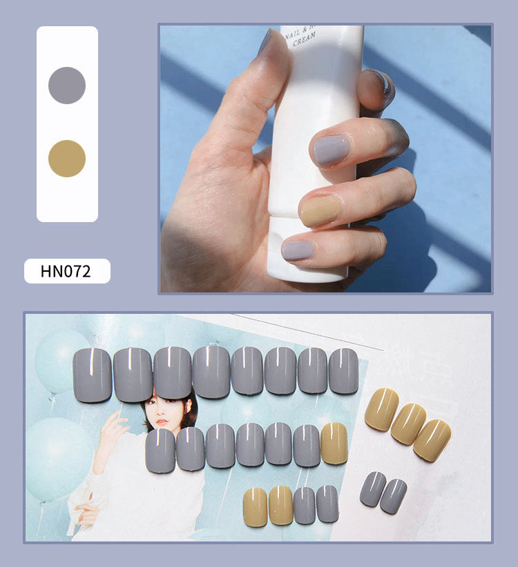 Fake Nail Art Patches - Wearable Nail Decorations for DIY Manicure