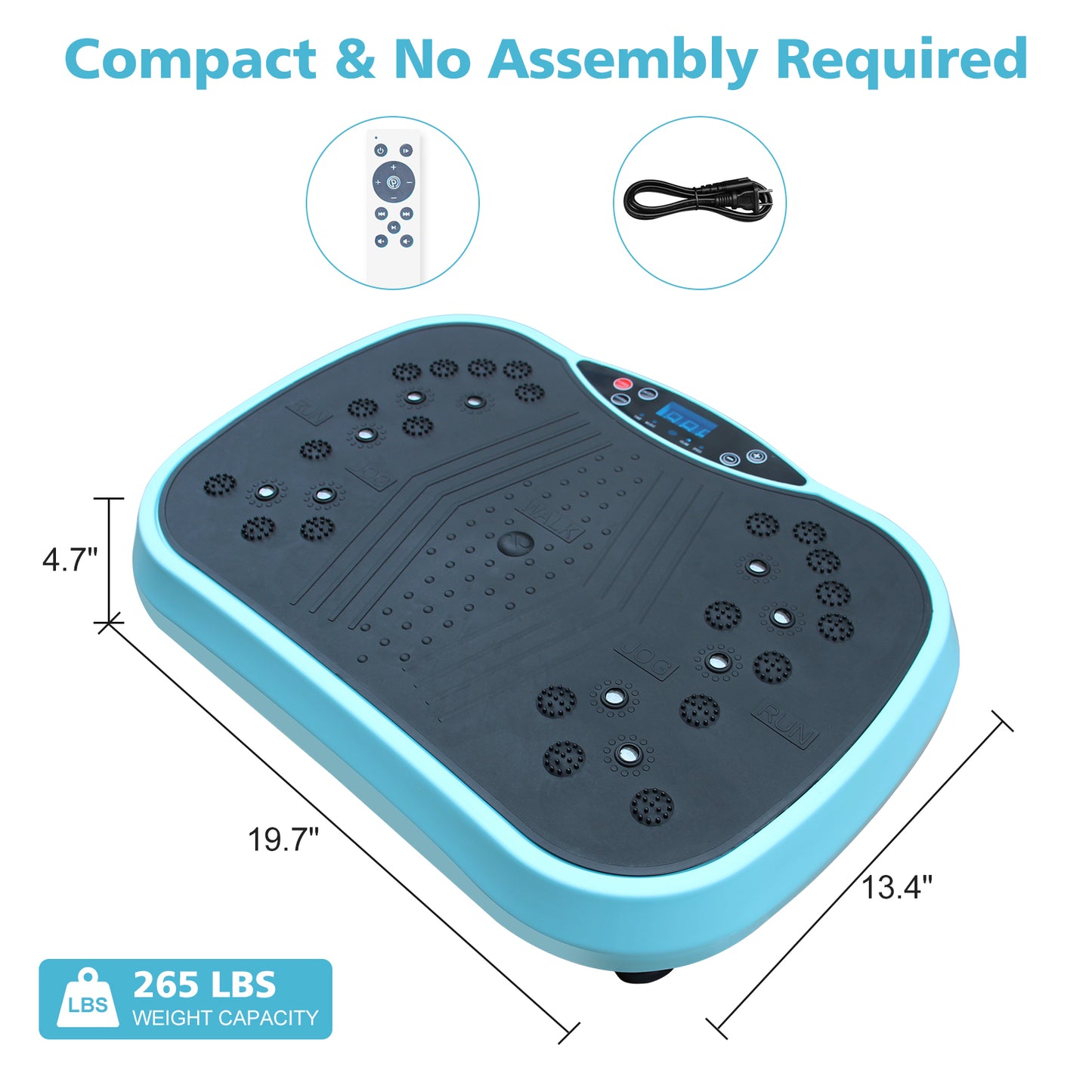 Vibration Plate Exercise Machine - Whole Body Fitness Platform