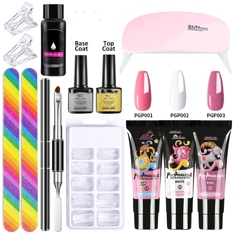 13-Piece Crystal Extended Nail Glue Set