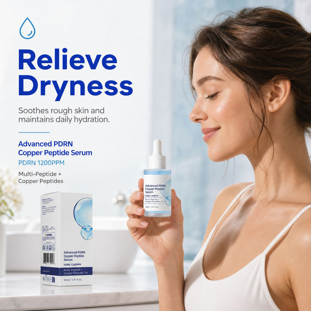 High-Efficiency PDRN And Copper Peptide Serum