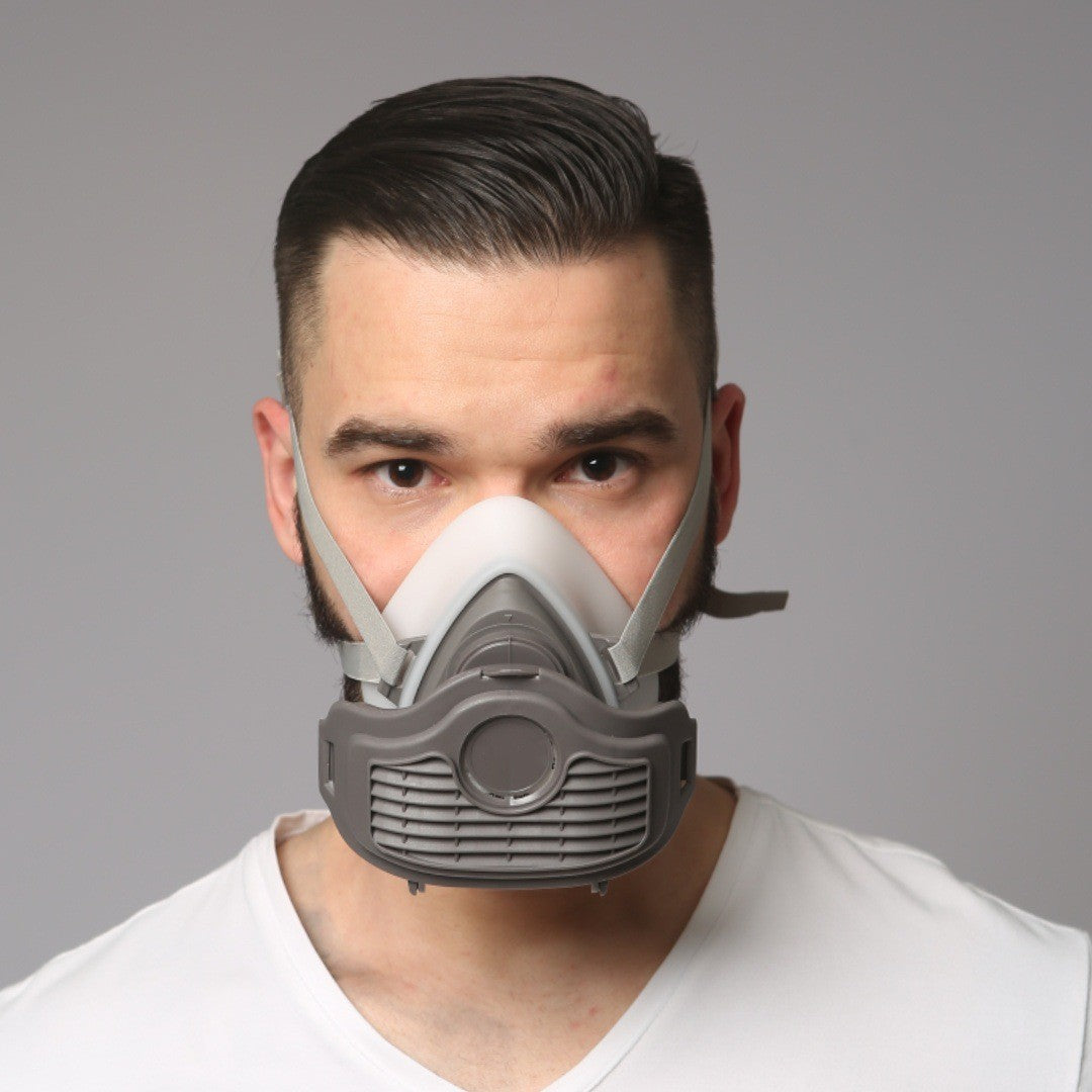 Half Face Respirator Mask - 3200 Reusable Dust Mask for Woodworking & Sanding
