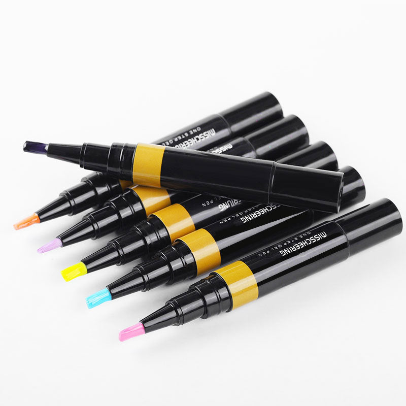 One-Step Nail Polish Gel Pen - No Primer, Long-Lasting