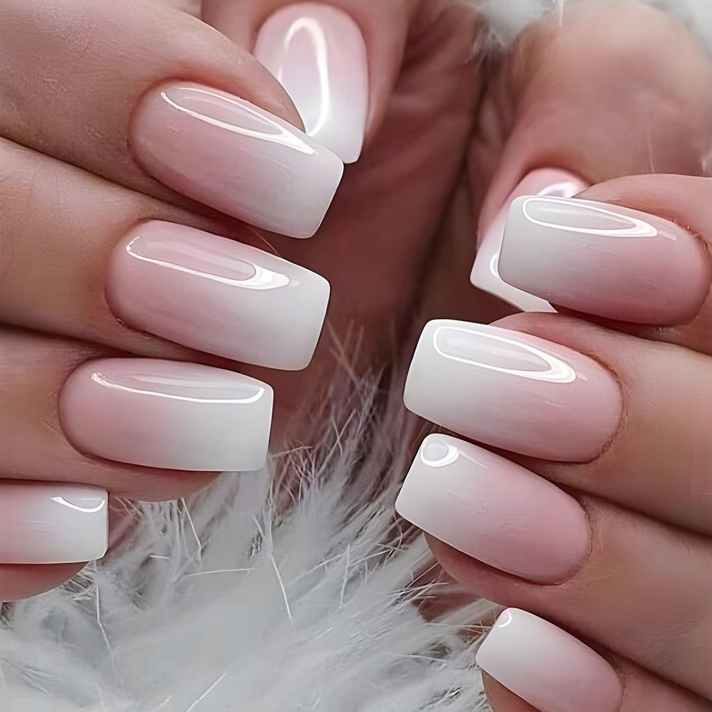 Jelly Powder Gradient Nail Stickers for Nail Art - 24pcs