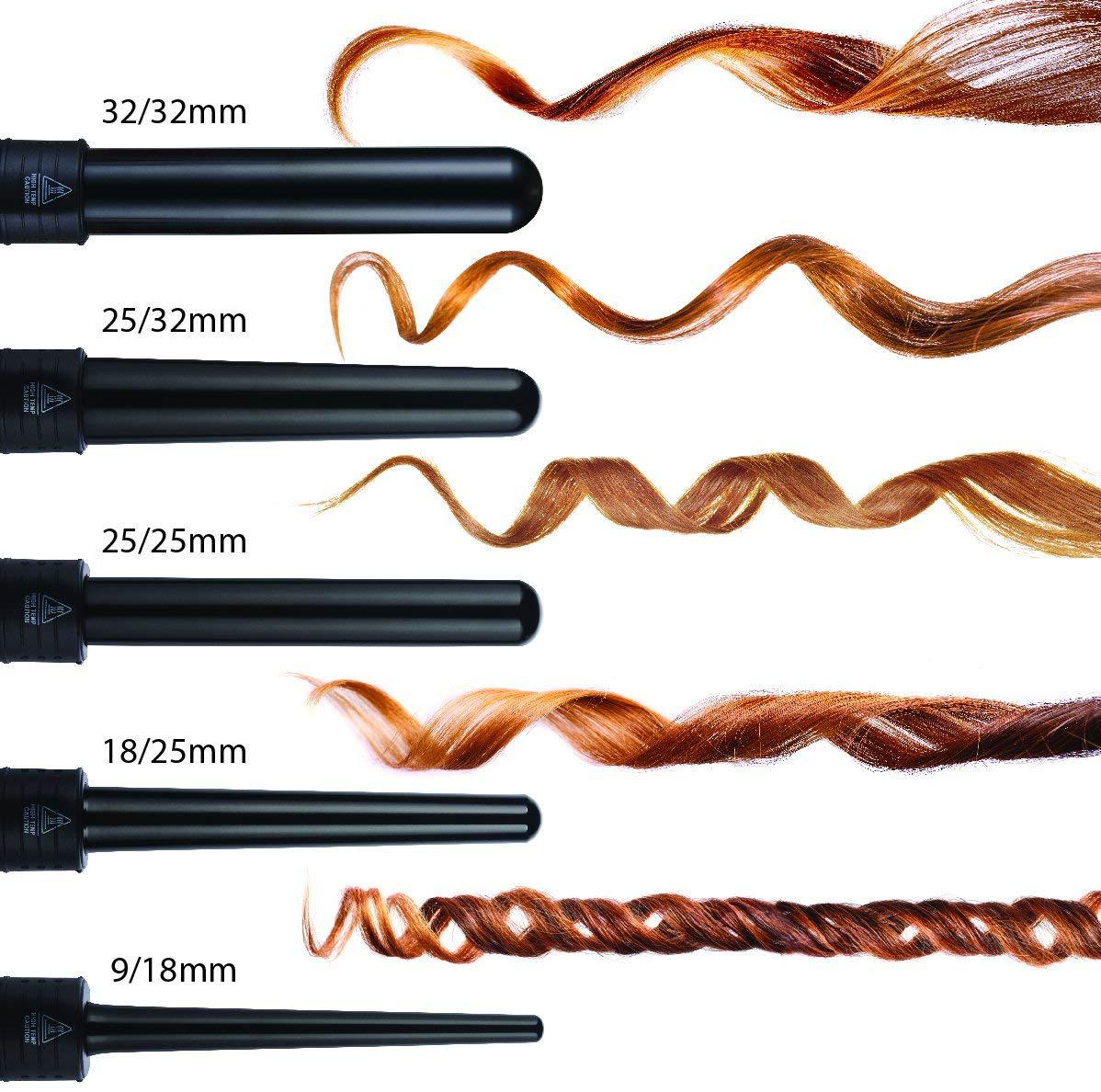 Multifunctional 5-in-1 Ceramic Hair Curler with Adjustable Temperature