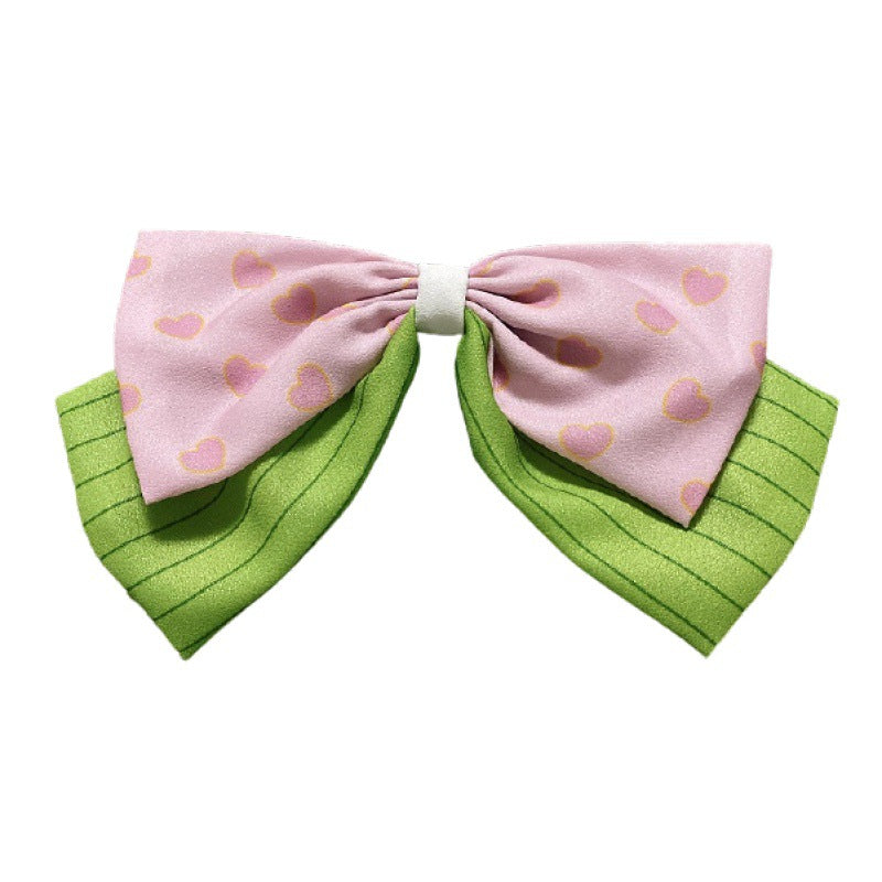 Anime Cartoon Chiffon Hair Bow Clip