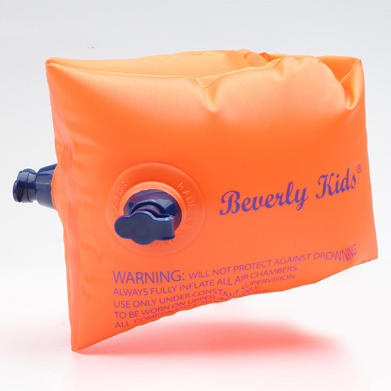 Child Inflatable Safety Arm Ring with Double Airbag Buoyancy for Swimming & Wading
